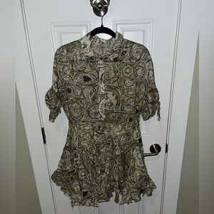 Zara short sleeve dress